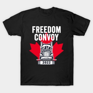 I Support Truckers Freedom Convoy 2022 T-Shirt